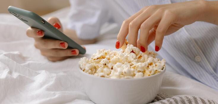 Homemade popcorn