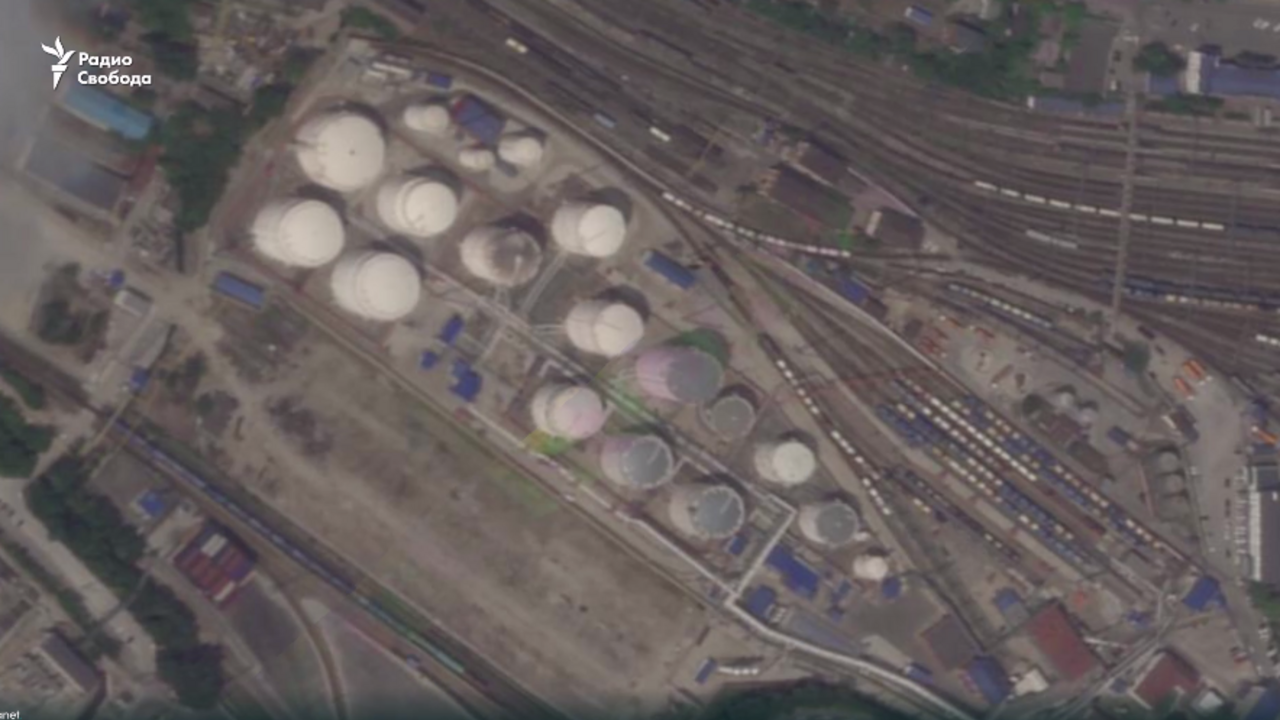 The aftermath of the Ukrainian drone attack on Novorossiysk was shown on satellite images