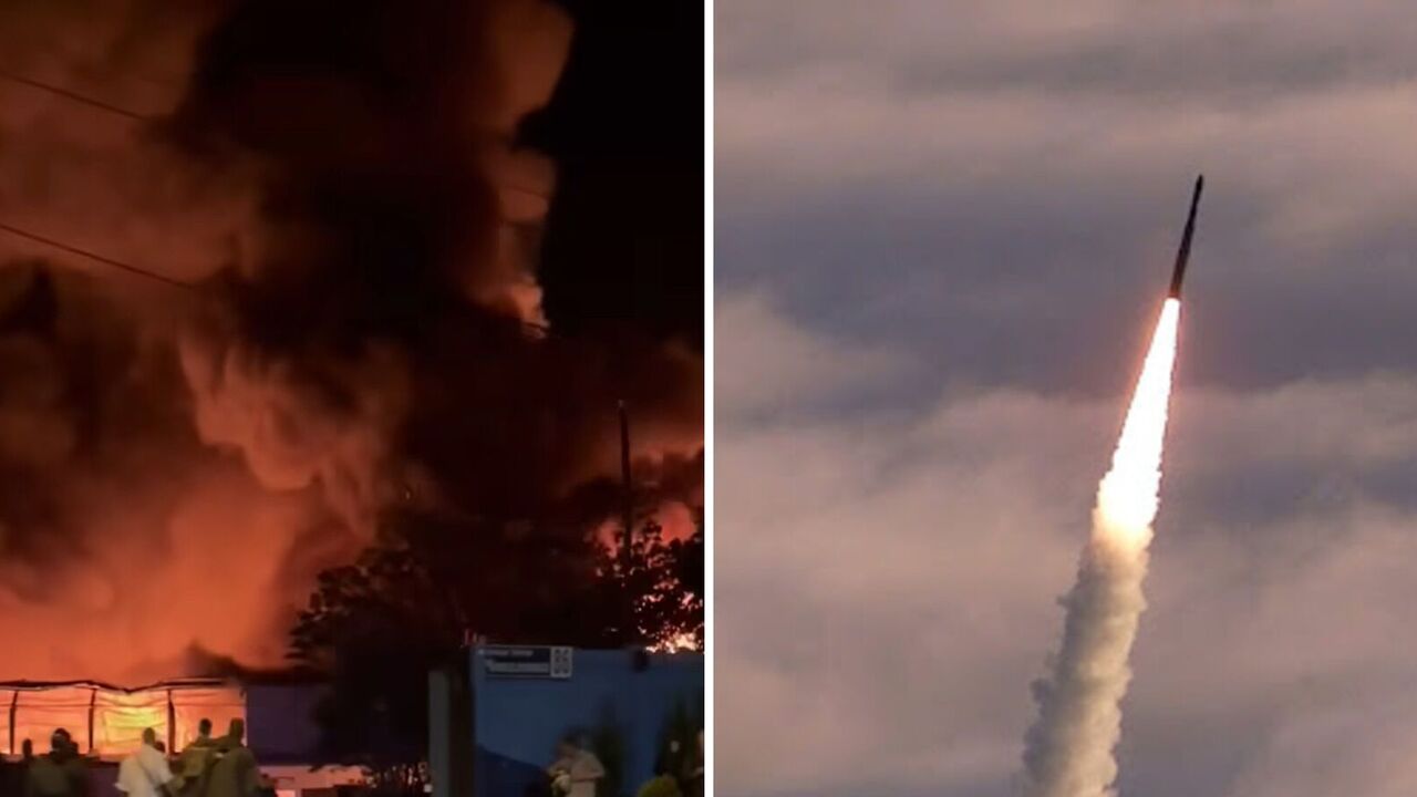 Russia attacks Odesa with ballistic missiles again: Nova Poshta sorting depot burns. Video