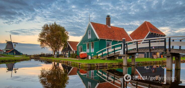 It looks like a Lego set. What does an unusual city in Europe, which is called a cheap alternative to Amsterdam, look like?