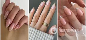 If you're tired of the classics: how to make a glamorous French manicure with just one detail
