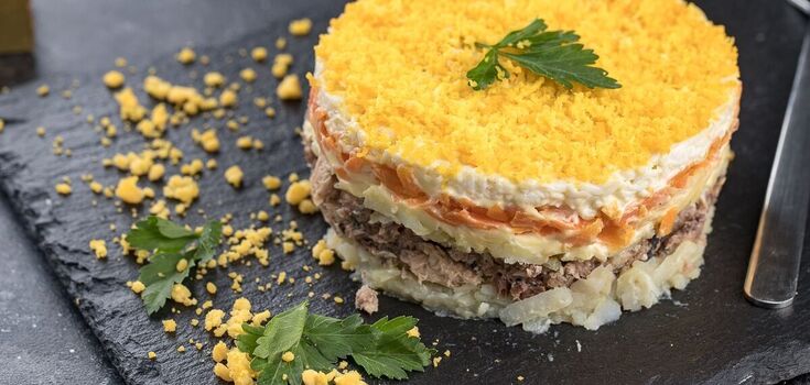 Mimosa Salad in a new way: what fish to make a salad with instead of sardines