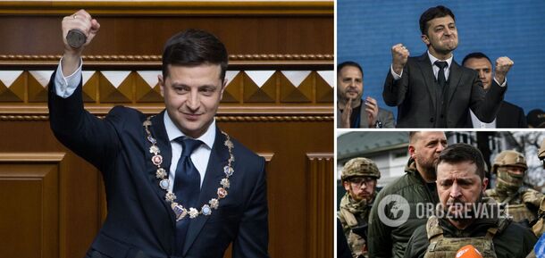 Jak zmienił się Zełenski w ciągu 5 lat prezydentury. Wymowne zdjęcia, które mówią same za siebie