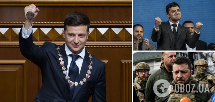 How Zelenskyy has changed in 5 years of presidency. Eloquent photos that speak for themselves
