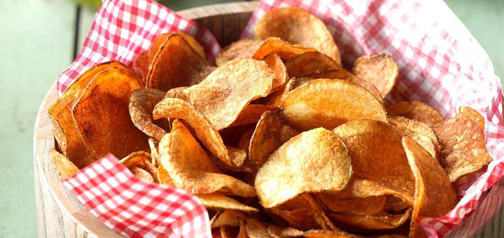 Healthy potato chips: how to make at home