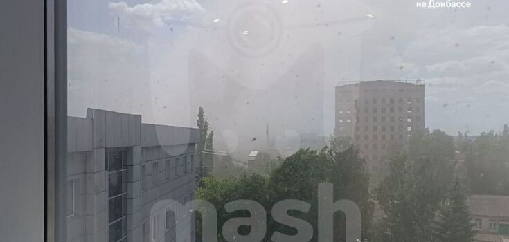 "There were several arrivals": explosions and smoke in occupied Makiivka. Photo