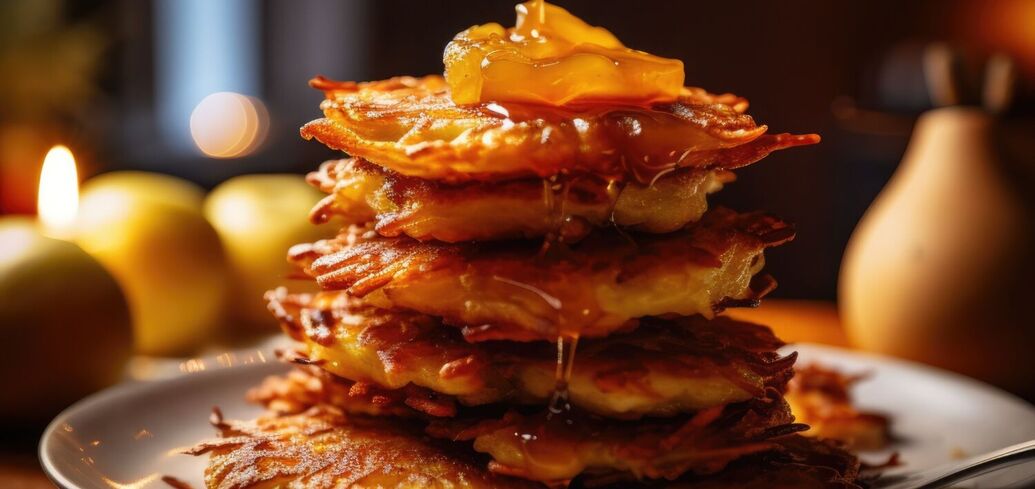 Apple pancakes: a simple dish in 10 minutes