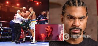 "Co on robi?" Pojawiło się wideo z ognistą reakcją Haye'a na nokaut Fury'ego w walce z Usykiem