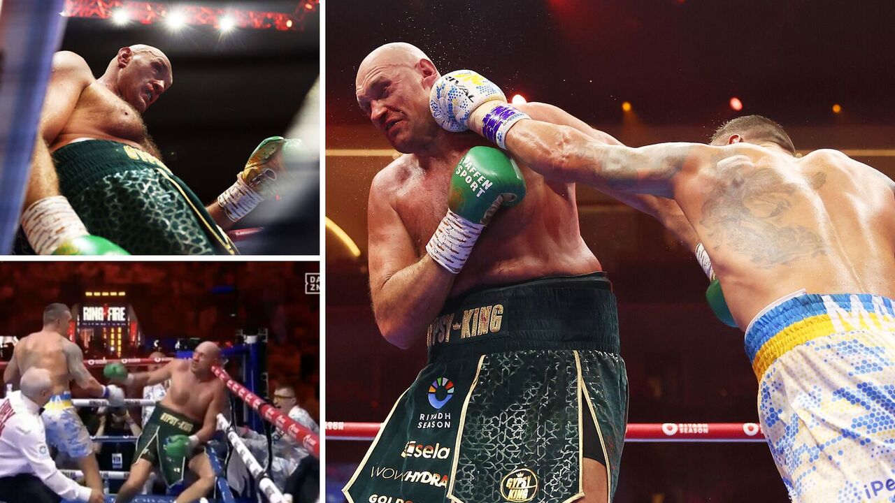 Usyk's knockdown in the fight with Fury was found in an eighteenth-century painting. Photo fact