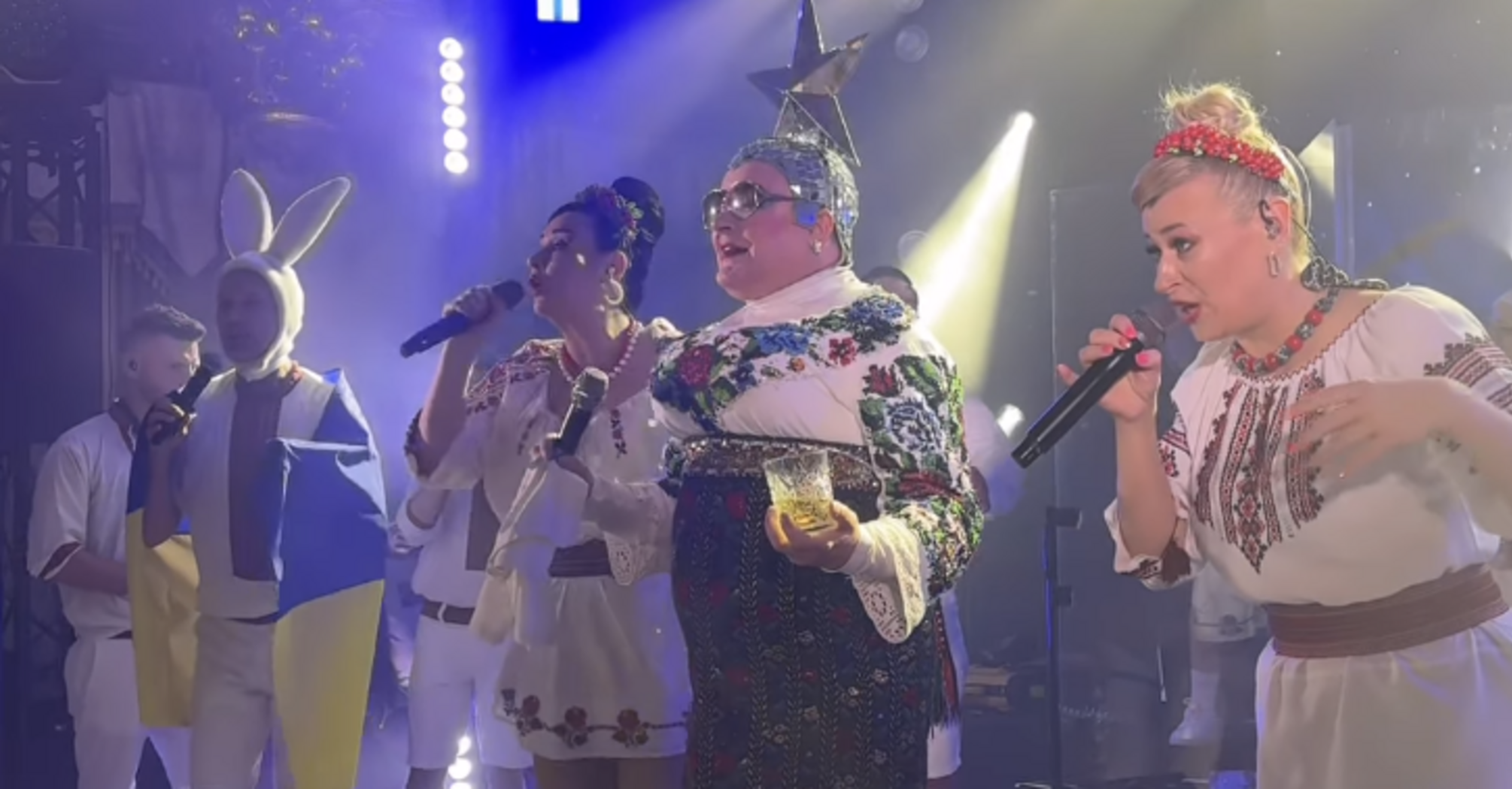The scandal has worked. Verka Serduchka sang her famous hit in Ukrainian
