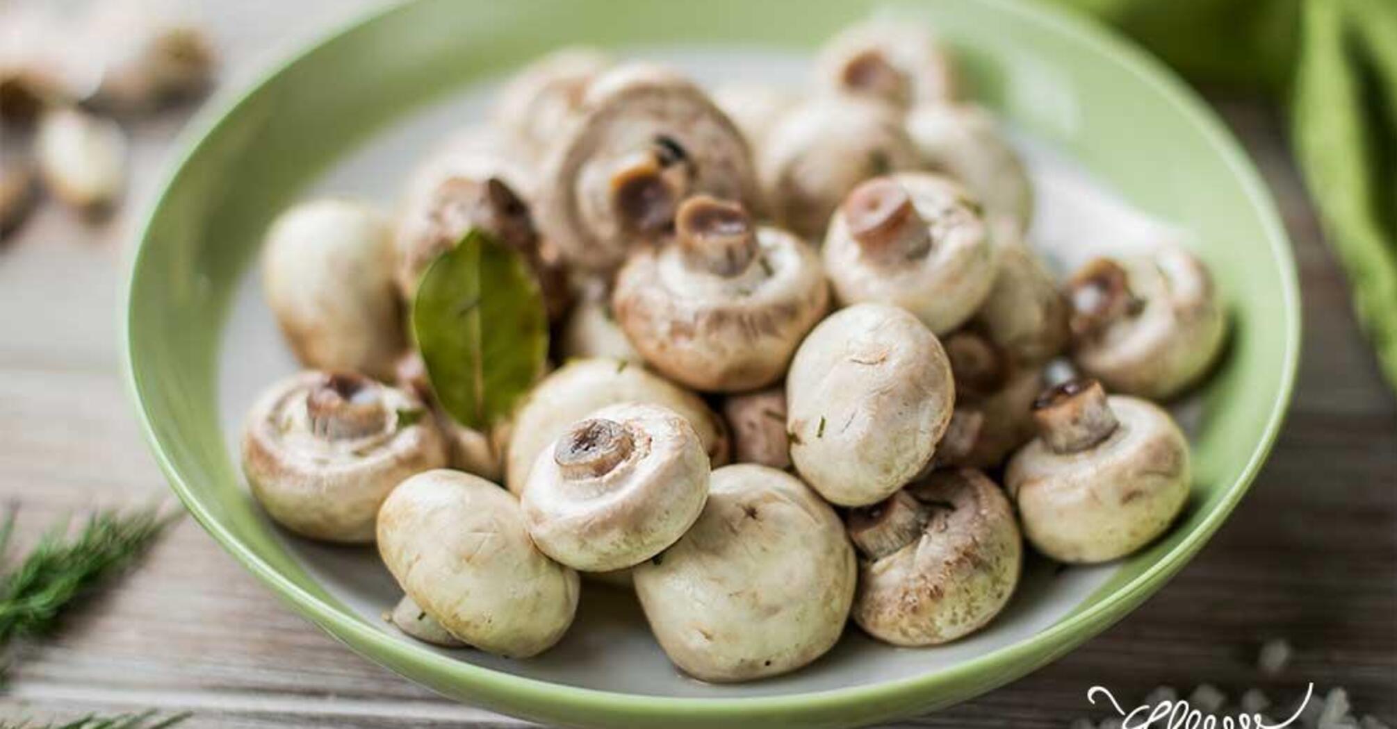 Recipe for mushrooms
