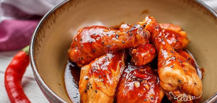 Ready-made dish with sauce