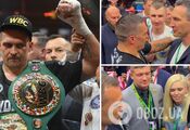 Klitschko and Shevchenko were caught on camera after Usyk's victory over Fury. Video