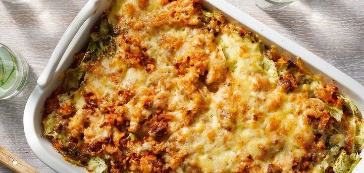 Hearty casserole of young cabbage: a recipe for a budget dish