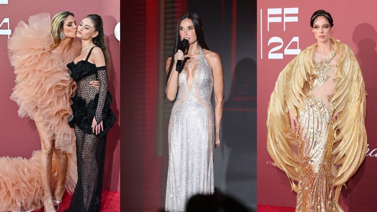 Demi Moore scolded the audience, and Heidi Klum kissed her 18-year-old daughter. How the amfAR gala concert went and which stars impressed with their looks