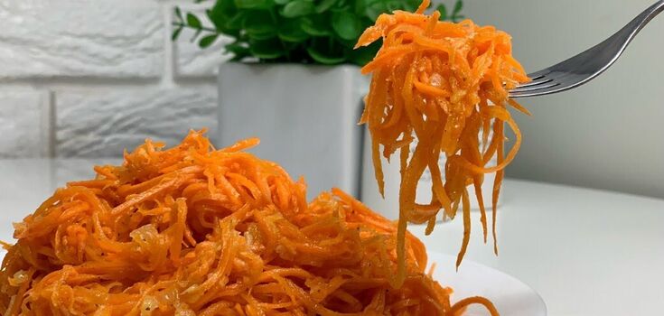 Quick Korean carrots without seasoning: cooking tricks