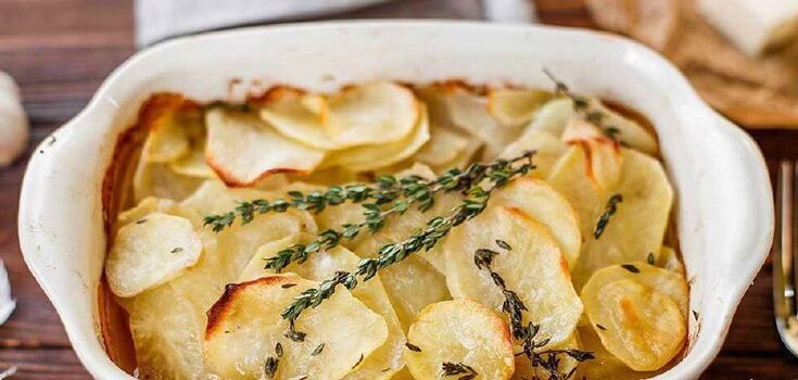 French baked potatoes: what ingredient will make the dish tender