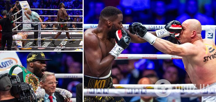 The undefeated world boxing champion sensationally lost in the first round, knocked down three times. Video