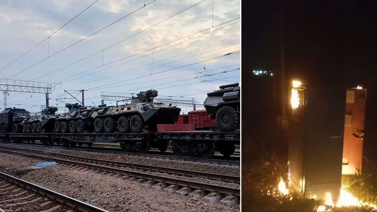 ATESH agent damaged a railroad in Yaroslavl that was used to transport military equipment assembled at Russian factories. Video