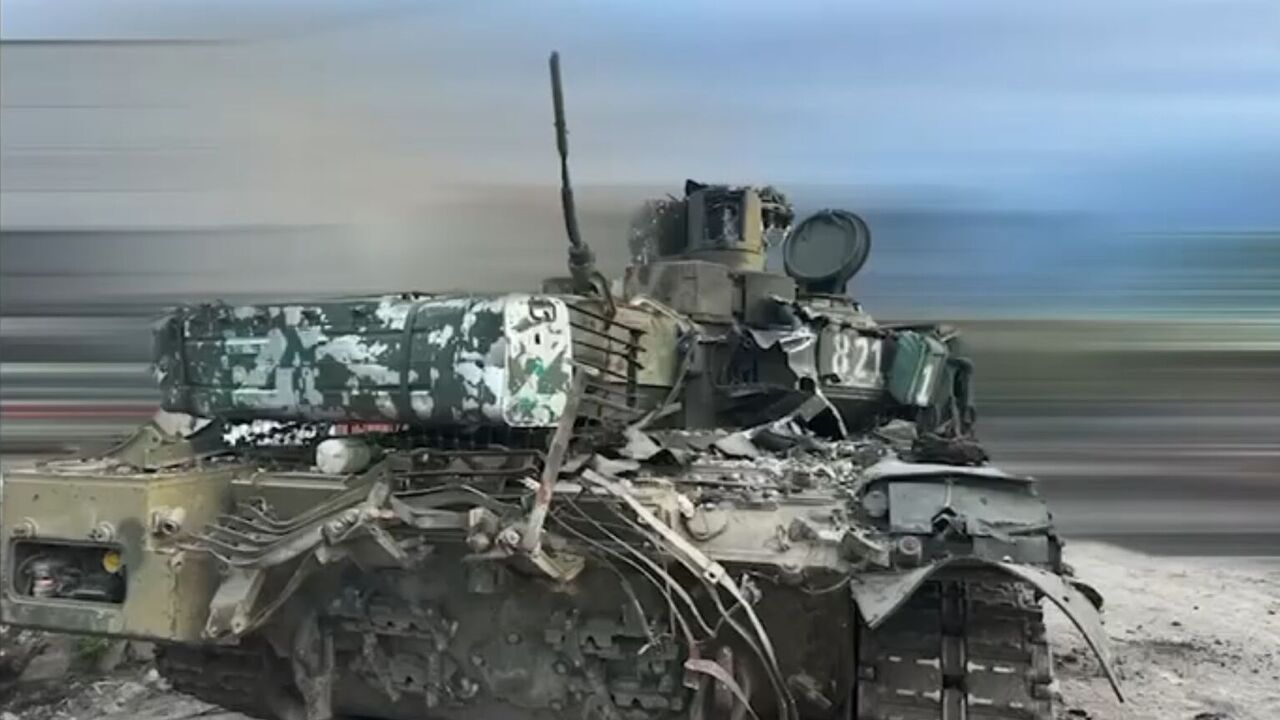 Ukraińskie Siły Zbrojne zdobyły nowoczesny rosyjski czołg T-90M "Przełom": ewakuacja z pola bitwy trwała 4 miesiące. Wideo