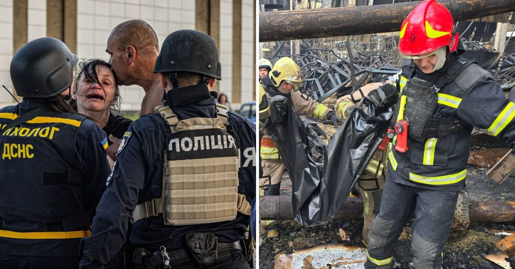 Rescuers have been extinguishing the fire for 16 hours: Minister of Internal Affairs shows horrifying photos of Epicenter in Kharkiv