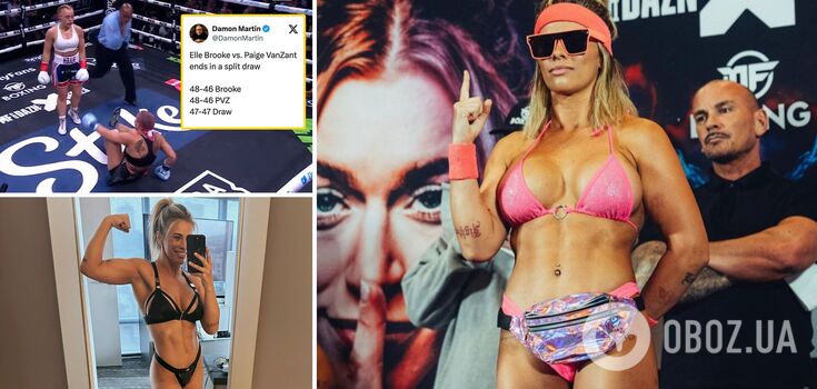 The Onlyfans model knocked out the famous ex-UFC fighter in a championship boxing fight. Video