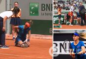 The famous Ukrainian tennis player suddenly refused to continue the match at Roland Garros and left the court. Video
