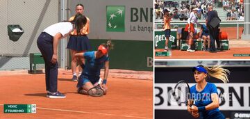 The famous Ukrainian tennis player suddenly refused to continue the match at Roland Garros and left the court. Video