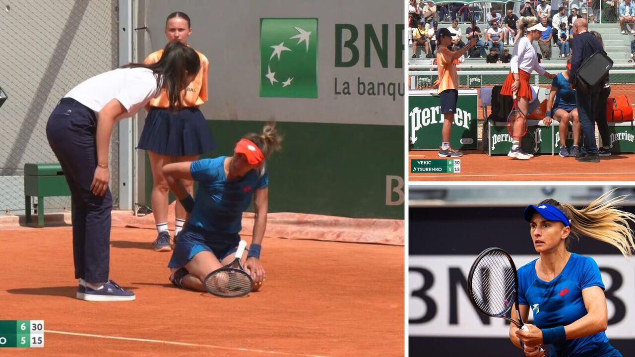 The famous Ukrainian tennis player suddenly refused to continue the match at Roland Garros and left the court. Video
