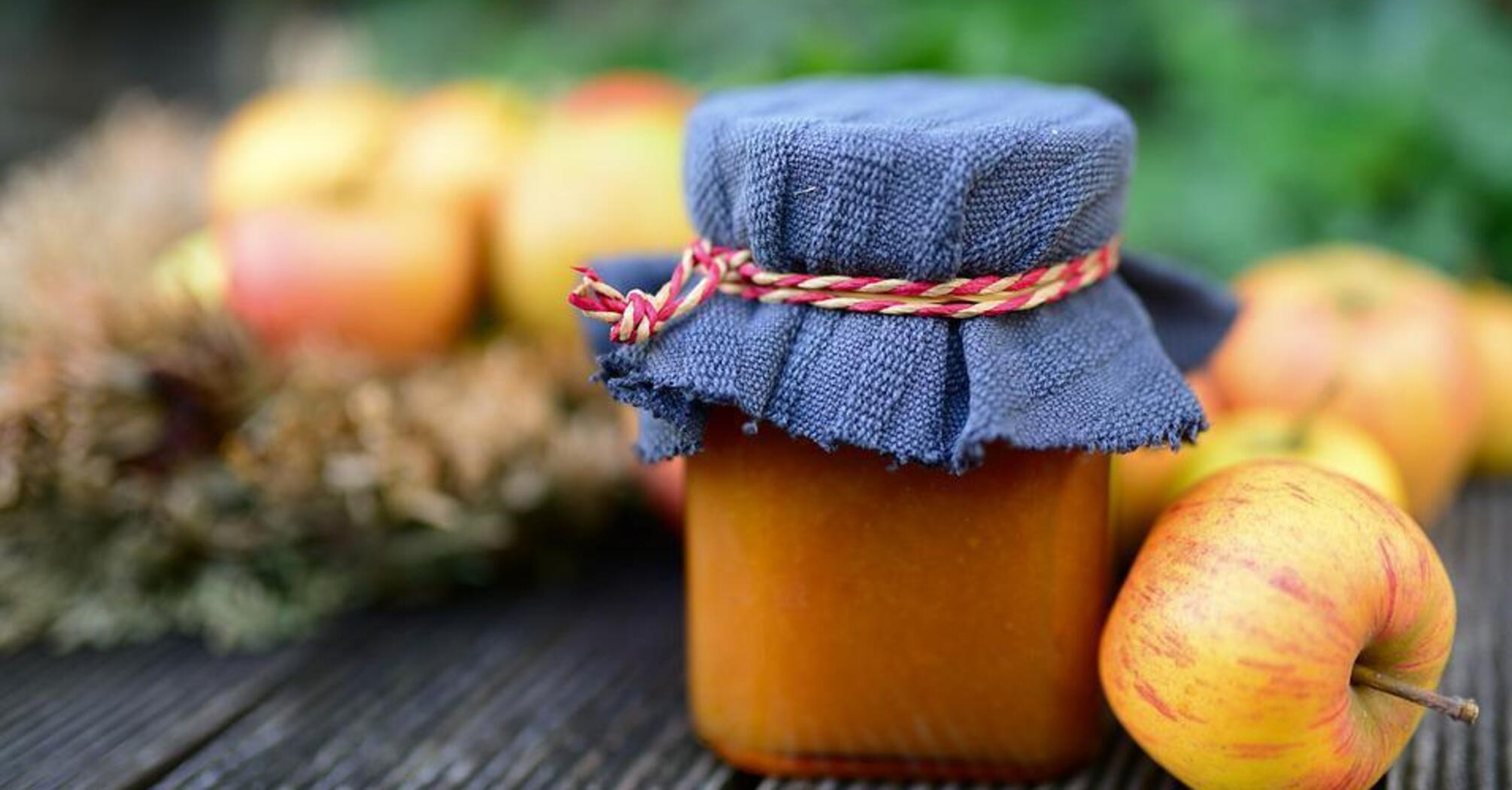 Apple jam like marmalade: you need only two ingredients