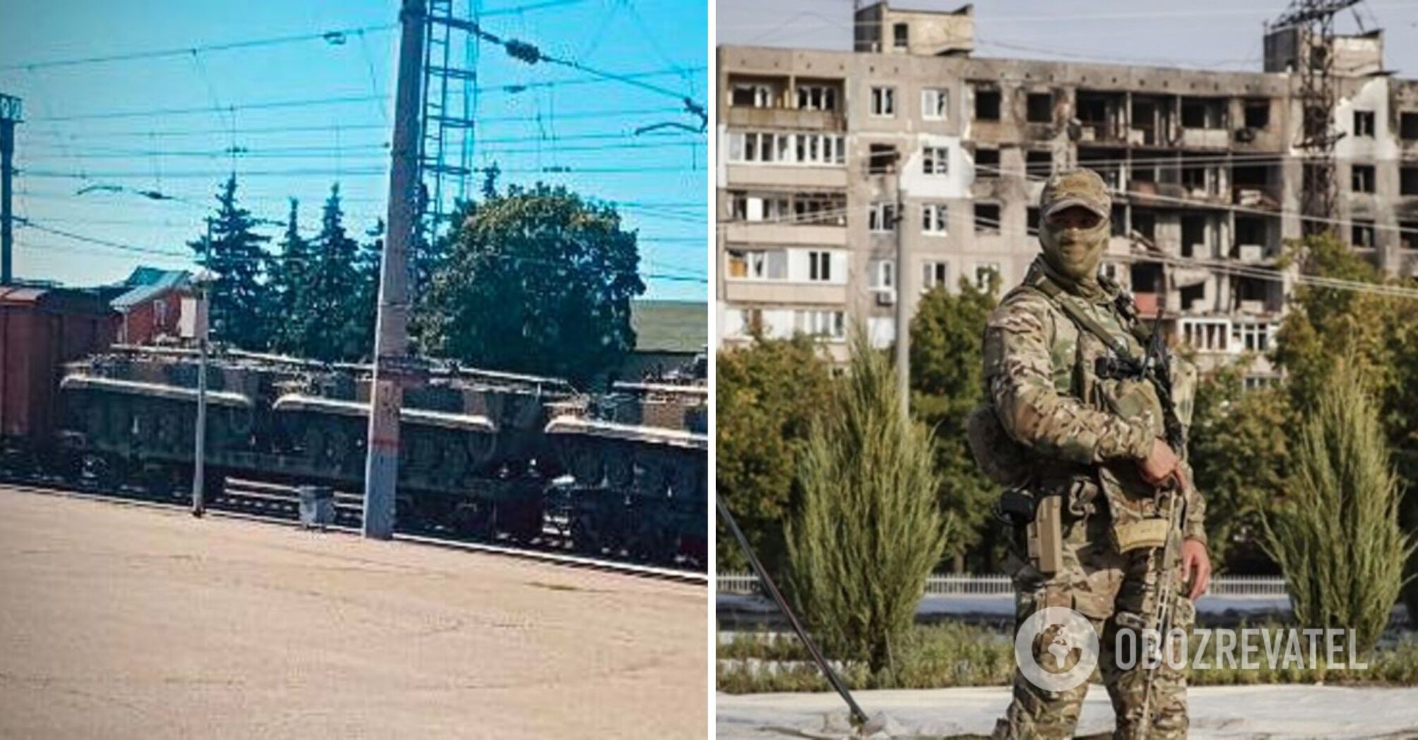 Occupants are moving equipment to Berdiansk direction through Mariupol. Video