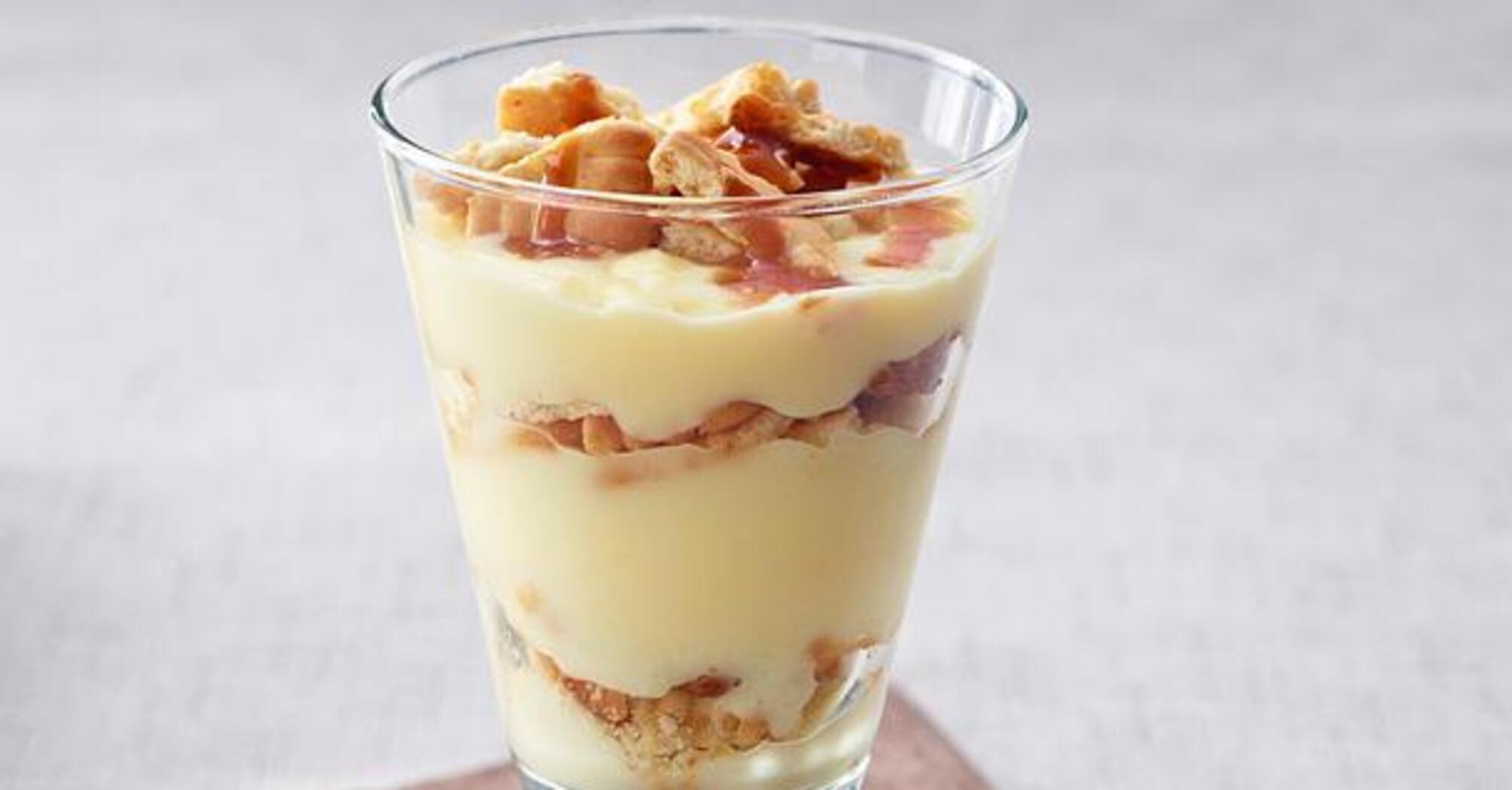 Dessert in a glass: no need to bake
