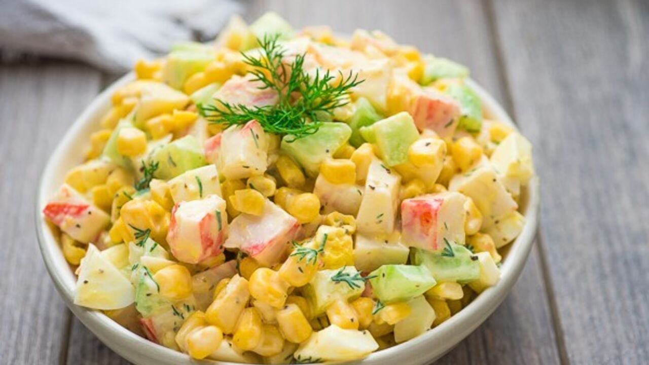 What spring salad to cook with crab sticks: a dish for every day and for a festive table