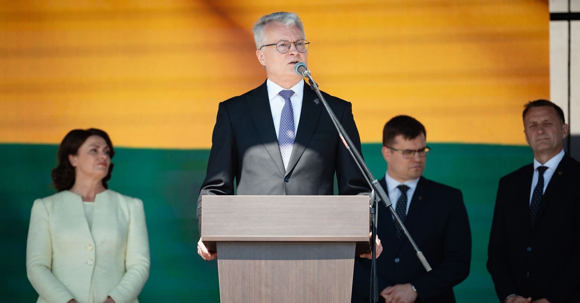 Nausėda idzie po historyczny rekord: Żeleński gratuluje prezydent Litwy reelekcji