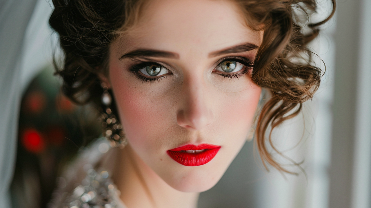 How to make up with red lipstick for a wedding: life hacks