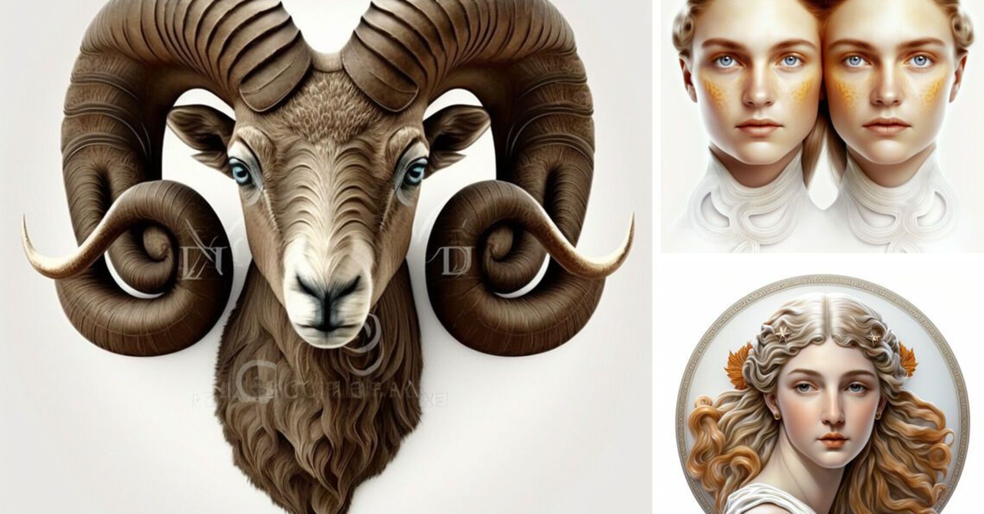 Овен, Близнецы и Дева