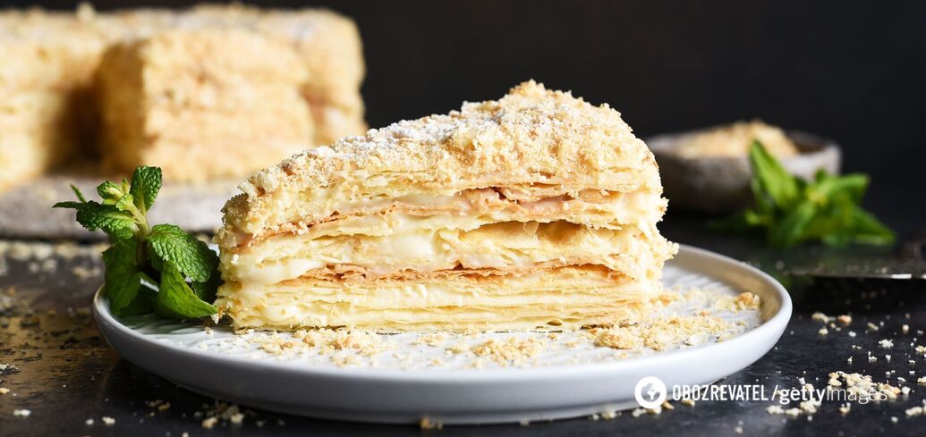 Delicious homemade "Napoleon"