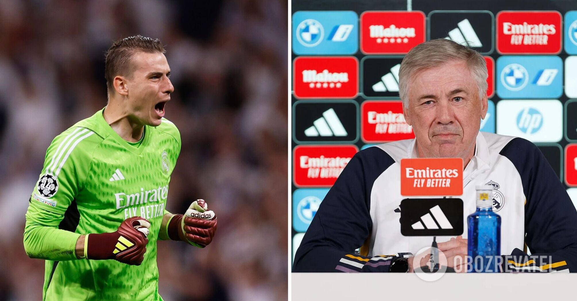 Real Madrid coach replaces Ukrainian goalkeeper with 18-year-old Spaniard ahead of Champions League final