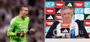 Trener Realu Madryt zastępuje ukraińskiego bramkarza 18-letnim Hiszpanem przed finałem Ligi Mistrzów