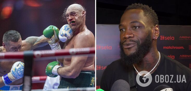 "He was robbed": Wilder speaks out on Usyk's victory over Fury