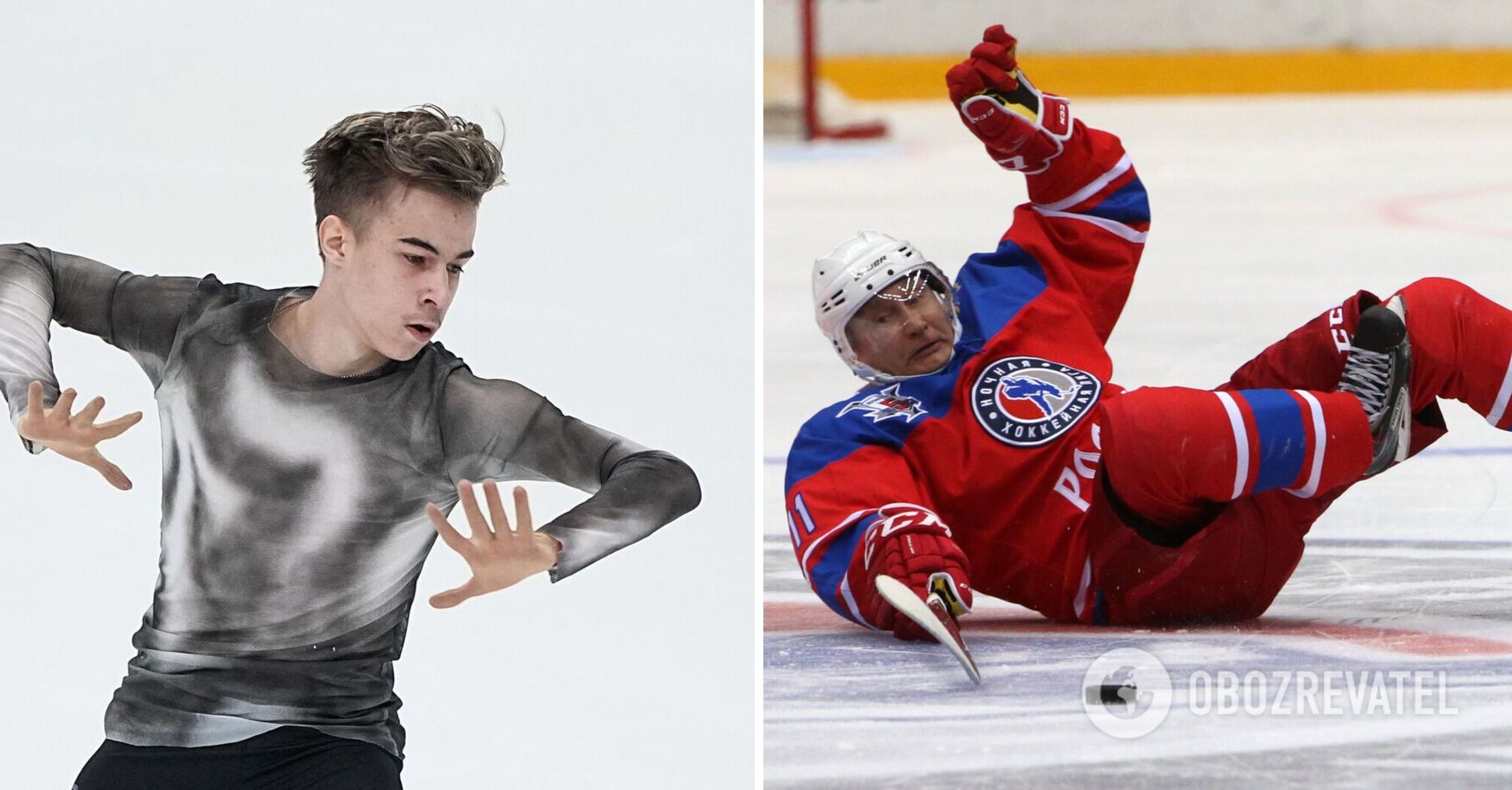 'Going against the president? That's nonsense.' Russian figure skater Samsonov, 18, bends to Putin in epic fashion