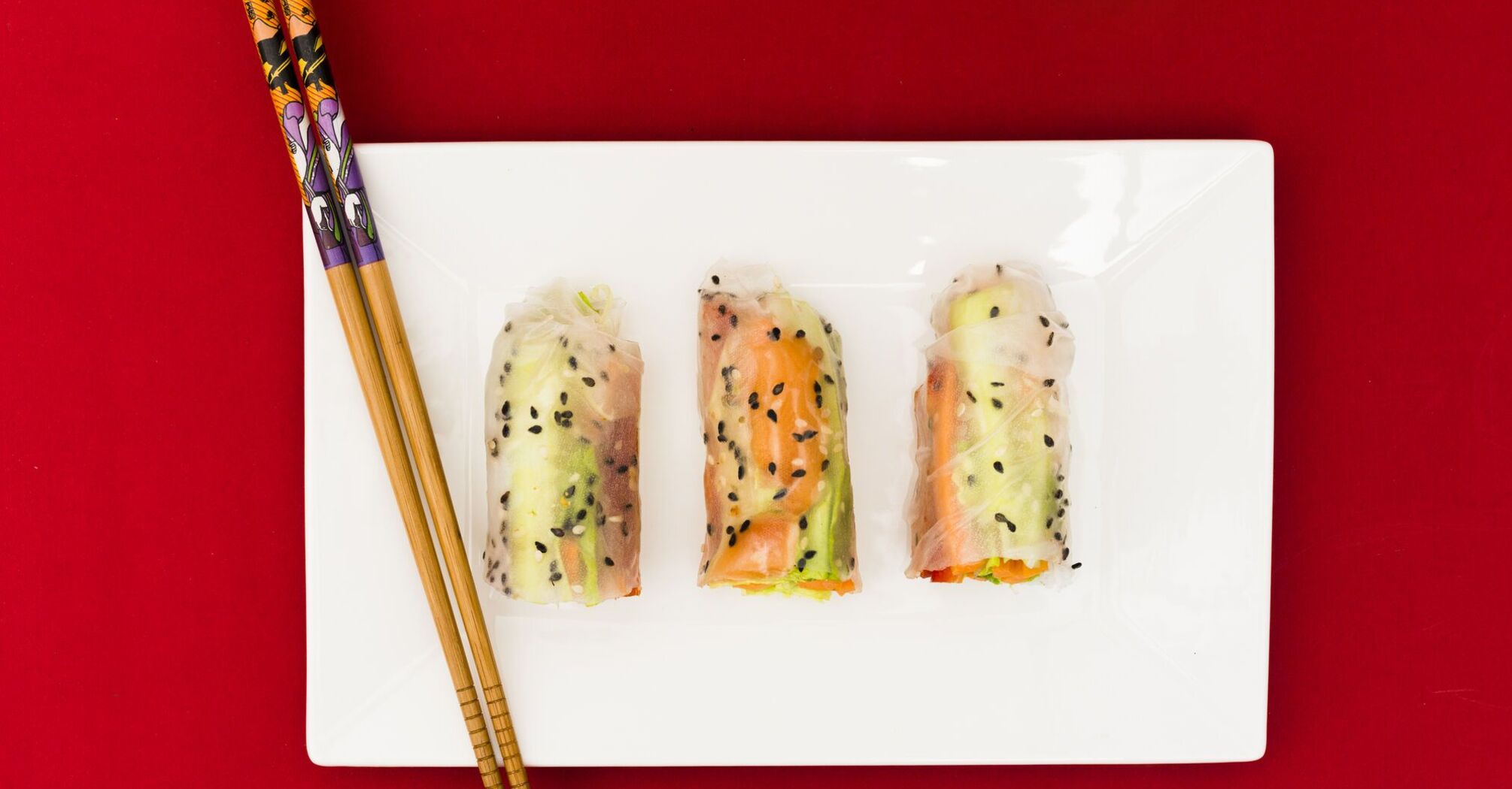 Crispy spring rolls with salmon: a truly original appetizer