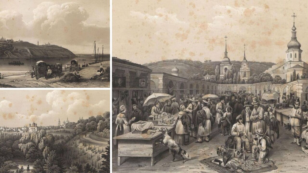 Kijów i jego mieszkańcy na pocztówkach z 1846 r.