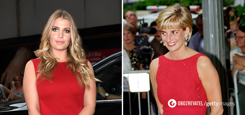 You didn't even notice: 5 Princess Diana-inspired looks of Kitty Spencer. Photos