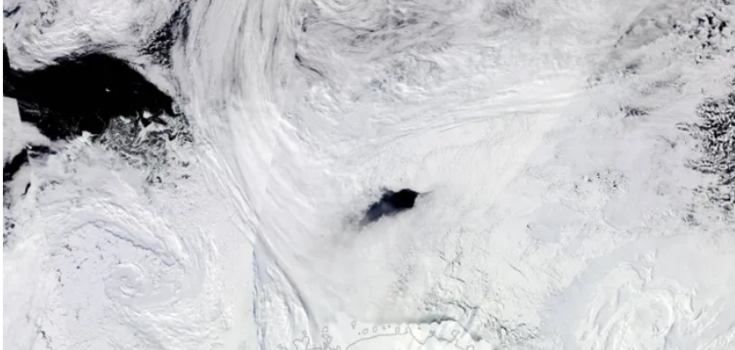 Scientists have solved the mystery behind the Switzerland-size hole that opened in Antarctica in 2016
