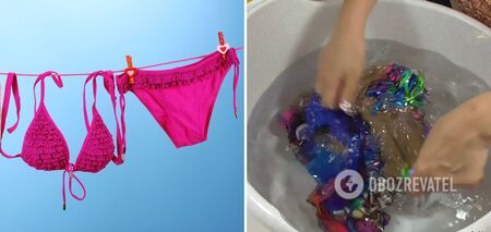 The cleaning specialist revealed the correct way to wash swimsuits