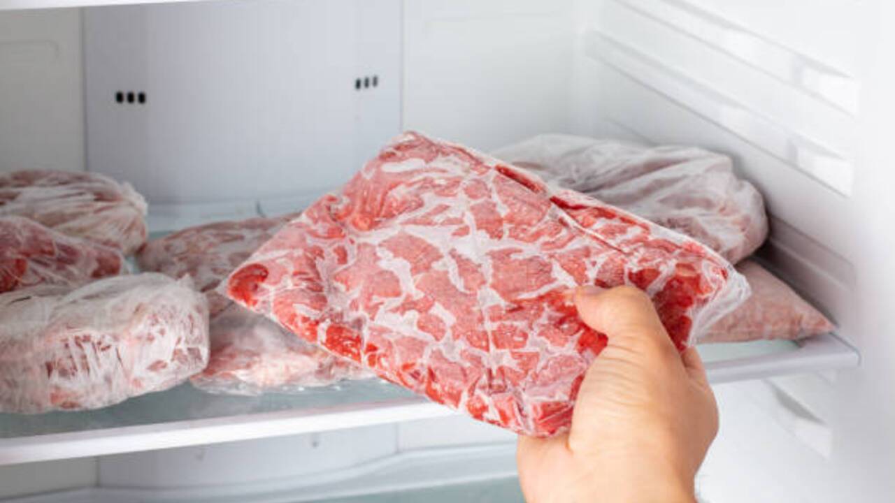 Frozen meat