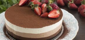 Popular 'Three Chocolates' cake: how to make at home