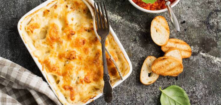 Potato casserole for a dish
