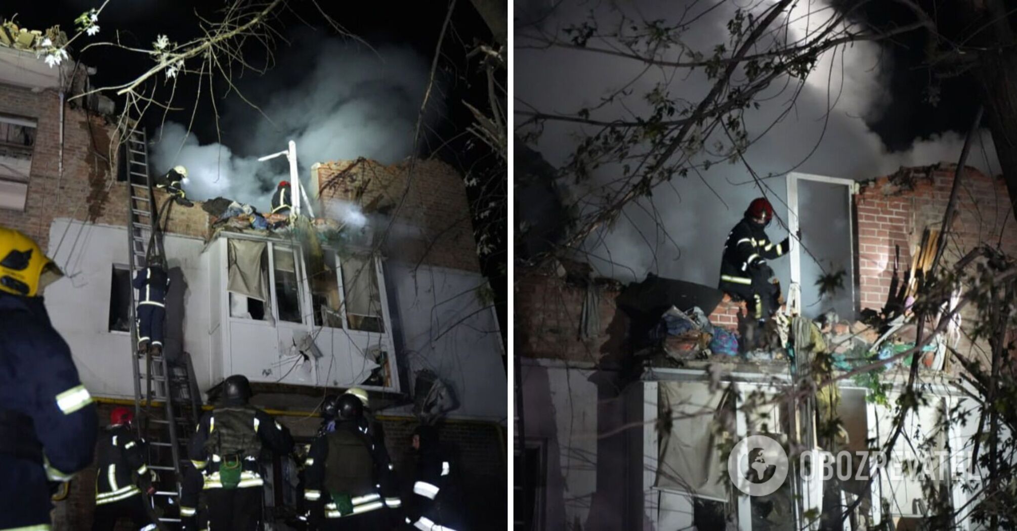 Russians shelled a residential area of Kharkiv: a high-rise building was hit, there are damages and casualties